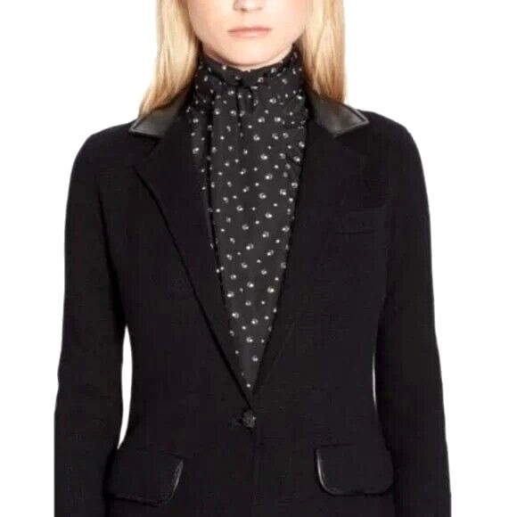 Ralph Lauren Faux Leather Trimmed Jacket - Picture 5 of 5